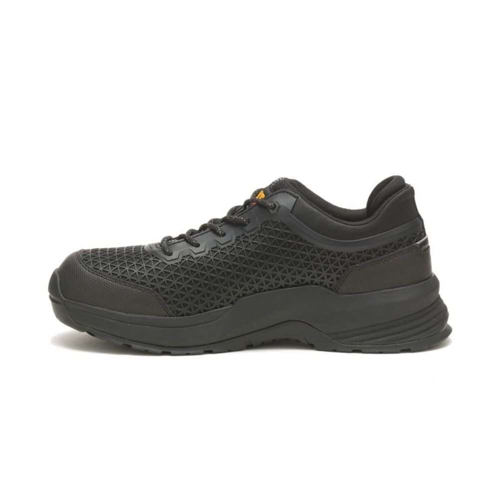 Caterpillar Mens Streamline 2.0 Composite Toe Black Shoes (NWT) - Picture 3 of 5